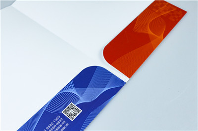 Custom document folder contract portfolio printing