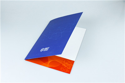 Custom document folder contract portfolio printing