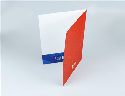 Custom document folder contract portfolio printing