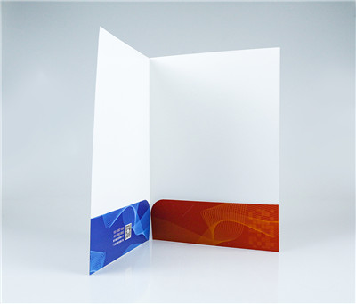 Custom document folder contract portfolio printing