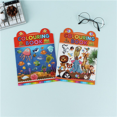 Mini coloring book printing for kids education | children book printing