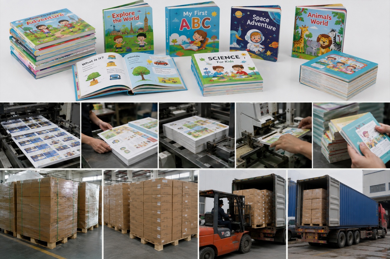 Children softcover book printing