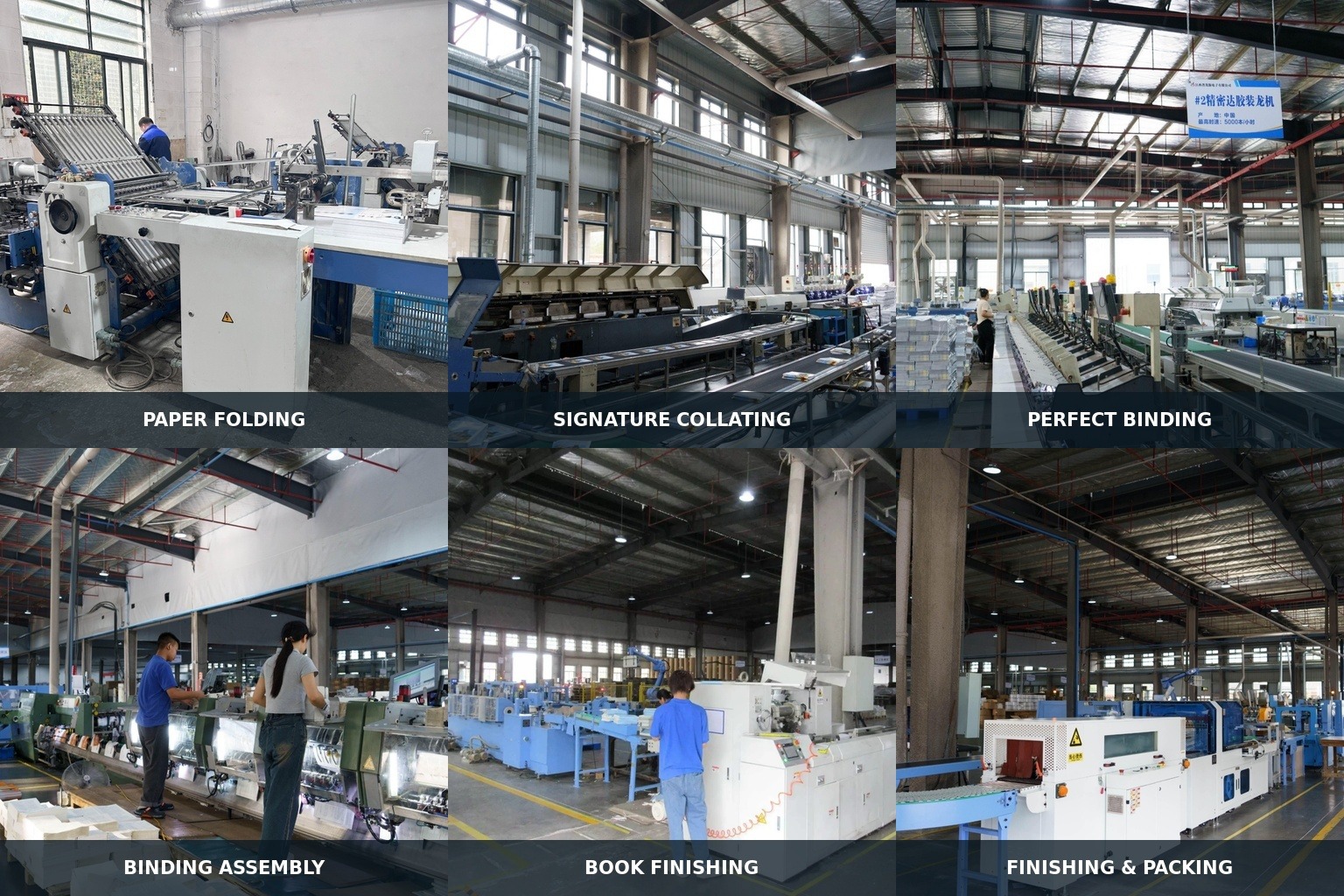 Children’s book binding and finishing production process