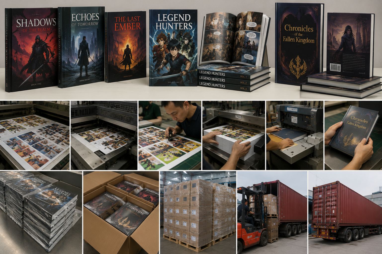 Graphic novels printing
